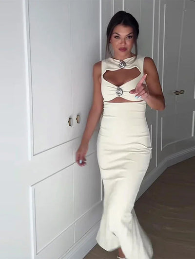 Lily™ - Elegant Strapless Long Bodycon Dress