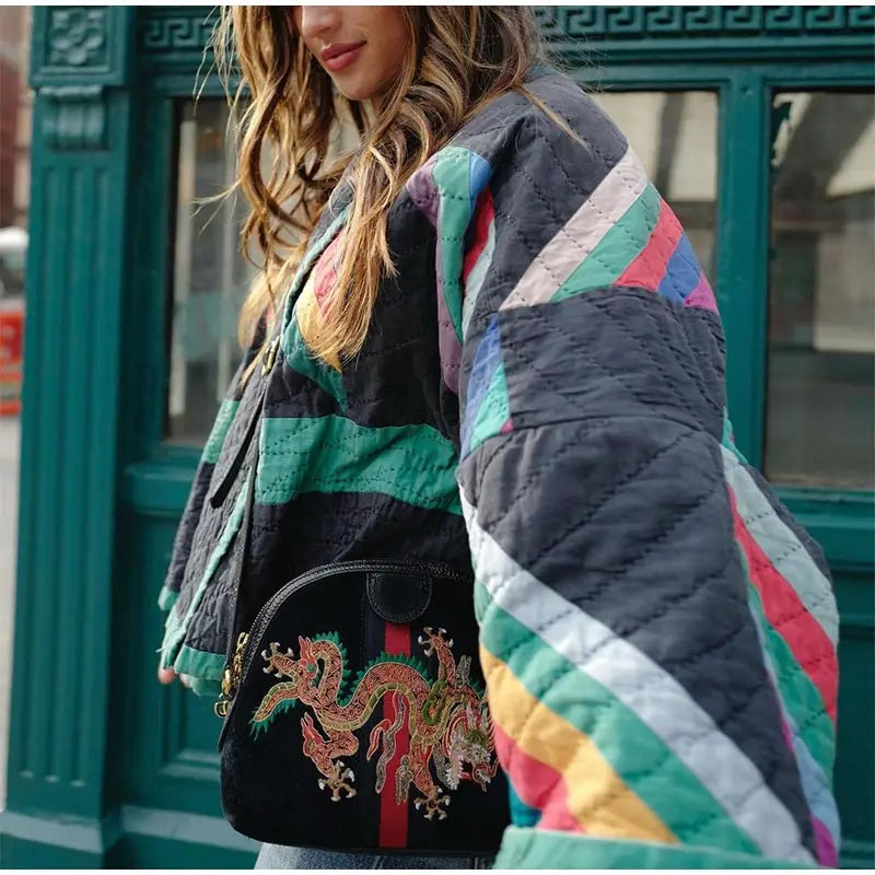 Mila™ - Stylish Vintage Handmade Jacket