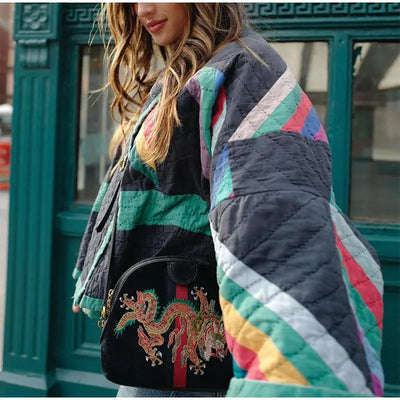 Mila™ - Stylish Vintage Handmade Jacket