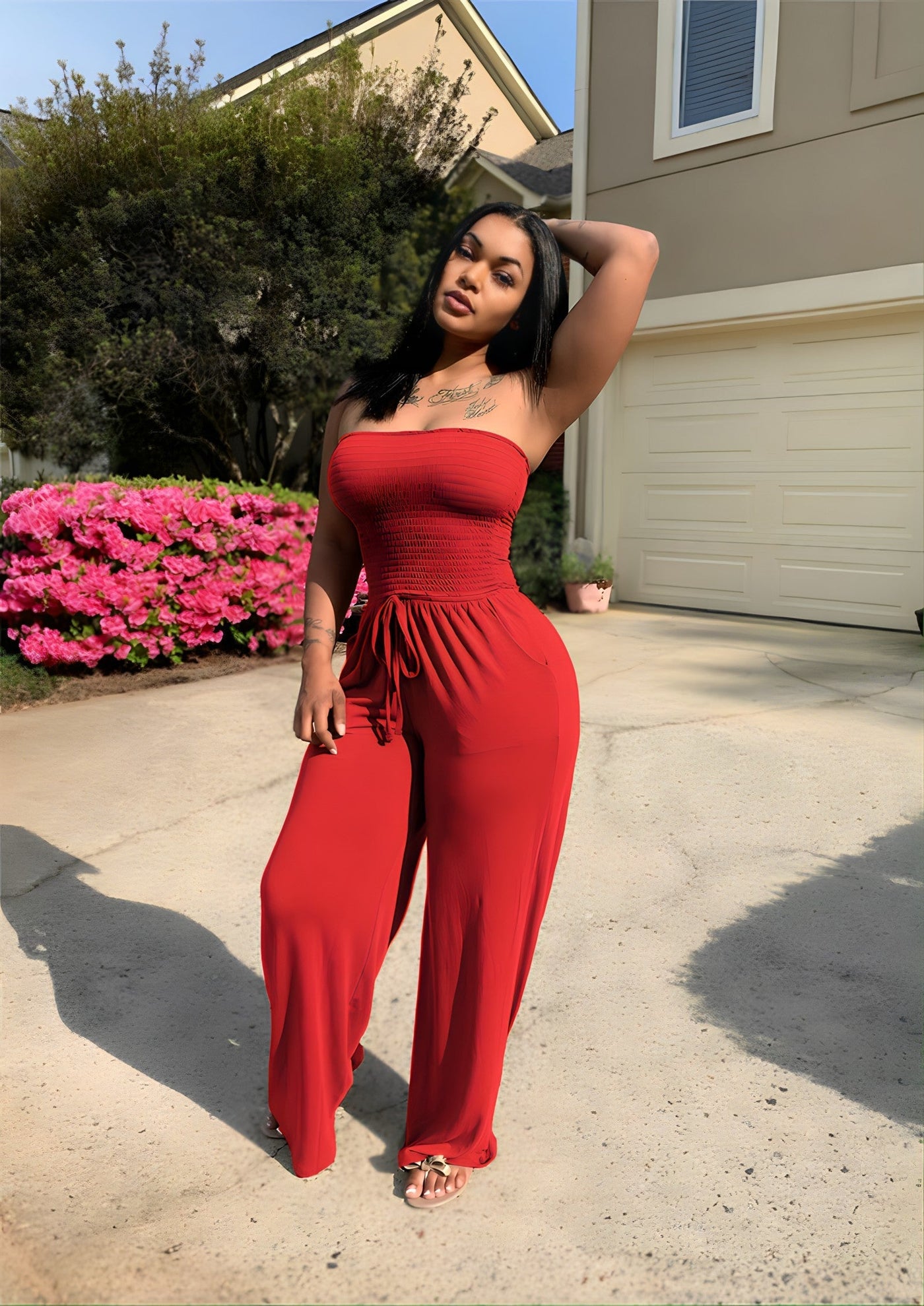 Georgia™ - Off Shoulder Comfortable Jumpsuit