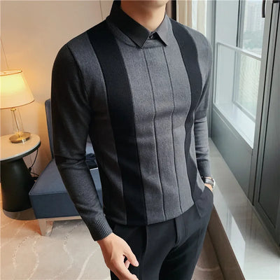 George™ - Classic Striped Knitted Sweater