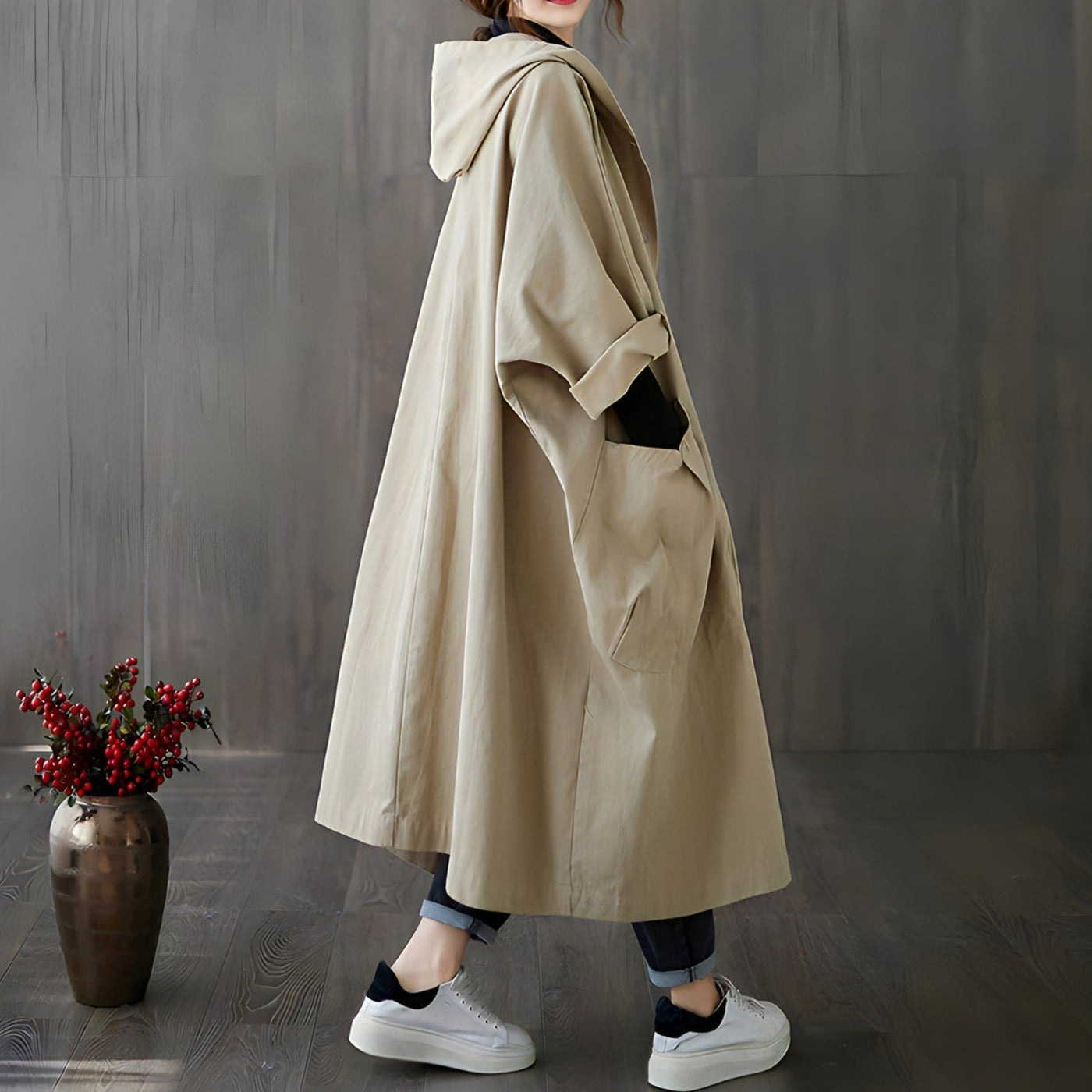 Ruby™ - Oversized Stylish Trenchcoat