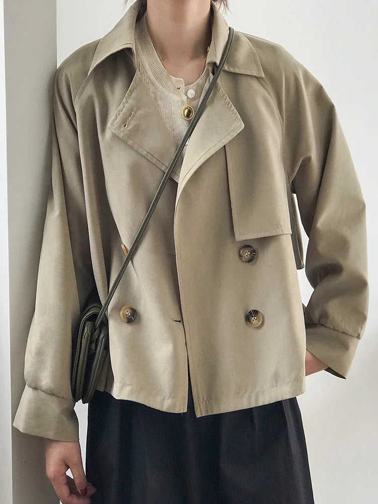 Eliza™ - Comfortable Oversized Double Breasted Trench Coat