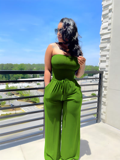 Georgia™ - Off Shoulder Comfortable Jumpsuit