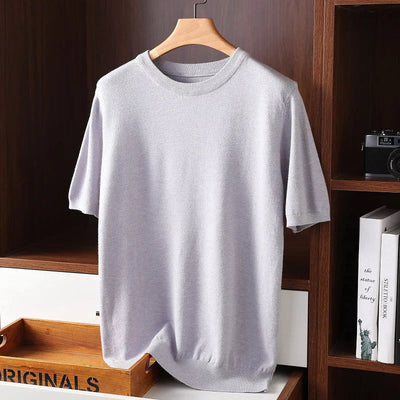 York™ - Stylish Cashmere Crew Neck T-Shirt