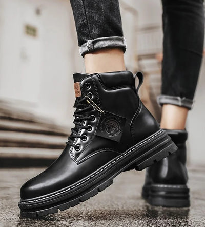 Ethan™ - Comfortable warm lace-up boots for men