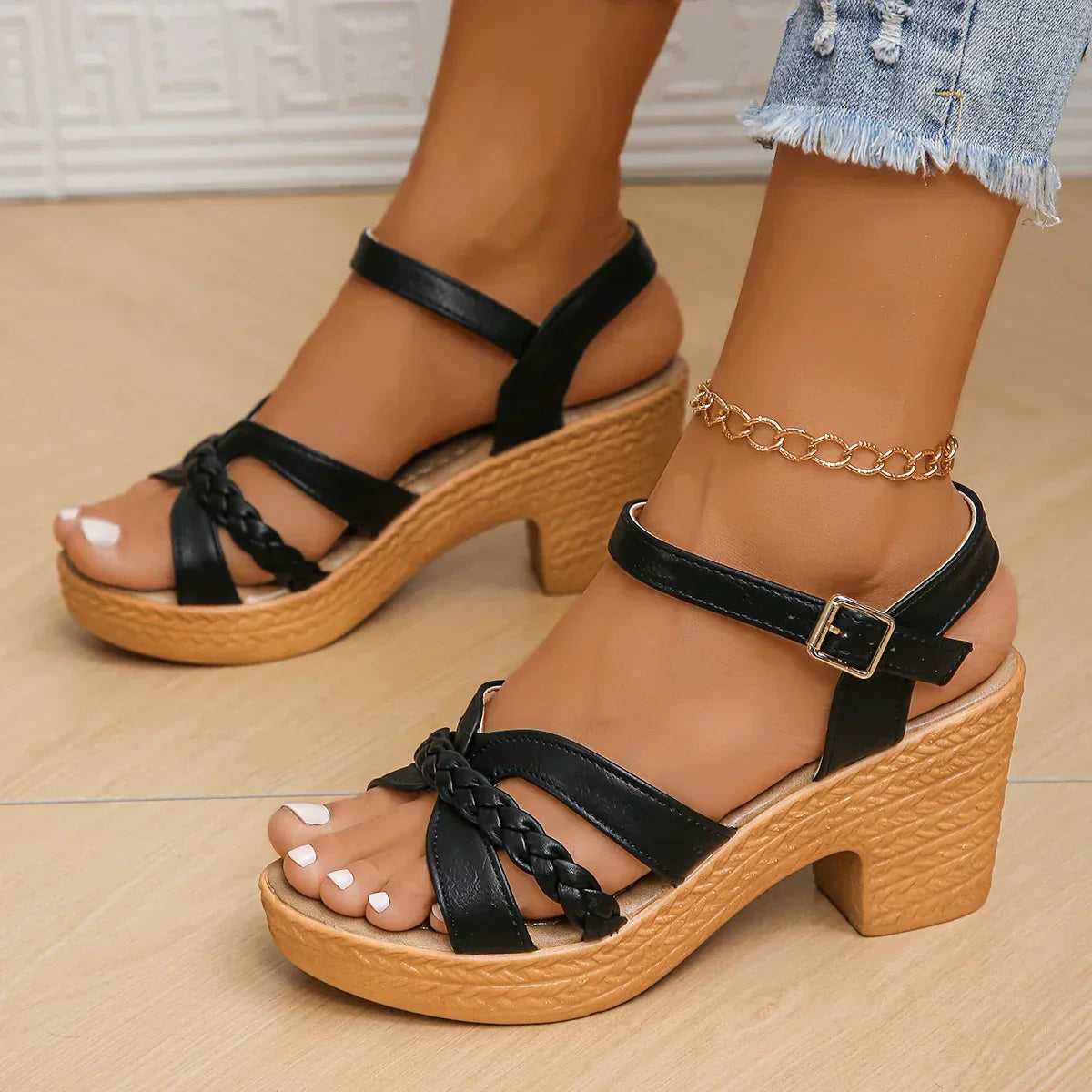 Mia™ - Comfort Braided Style Sandals