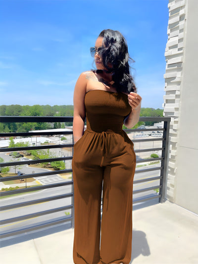 Georgia™ - Off Shoulder Comfortable Jumpsuit