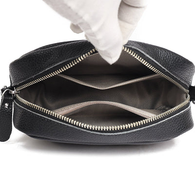 Sienna™ - Elegant Messenger Bag With Handmade Details