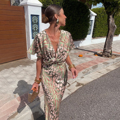 Georgia™ - V-Neck Maxi Dress