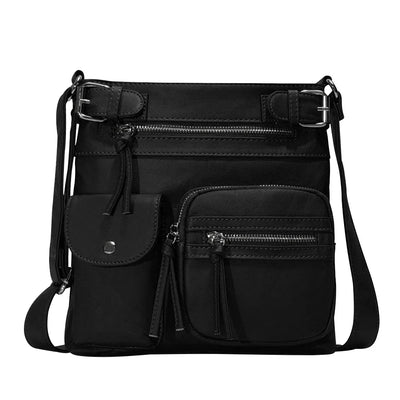 Ariana™ - Multiple Pockets Soft Leather Crossbody Bag