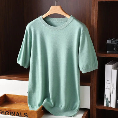 York™ - Stylish Cashmere Crew Neck T-Shirt