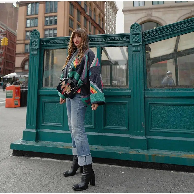 Mila™ - Stylish Vintage Handmade Jacket