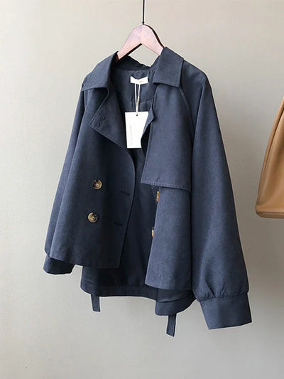 Eliza™ - Comfortable Oversized Double Breasted Trench Coat