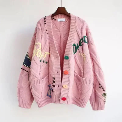 Matilda™ - Embroidered Knitted Cardigan