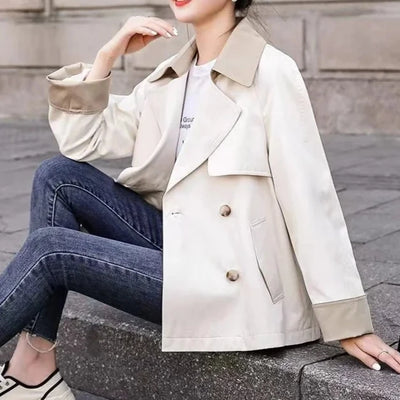 Aria™ - British Style Modern Windbreaker Trench Coat