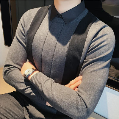 George™ - Classic Striped Knitted Sweater