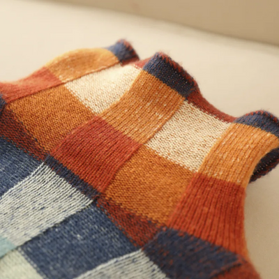 Olivia - Couture Patchwork Turtleneck