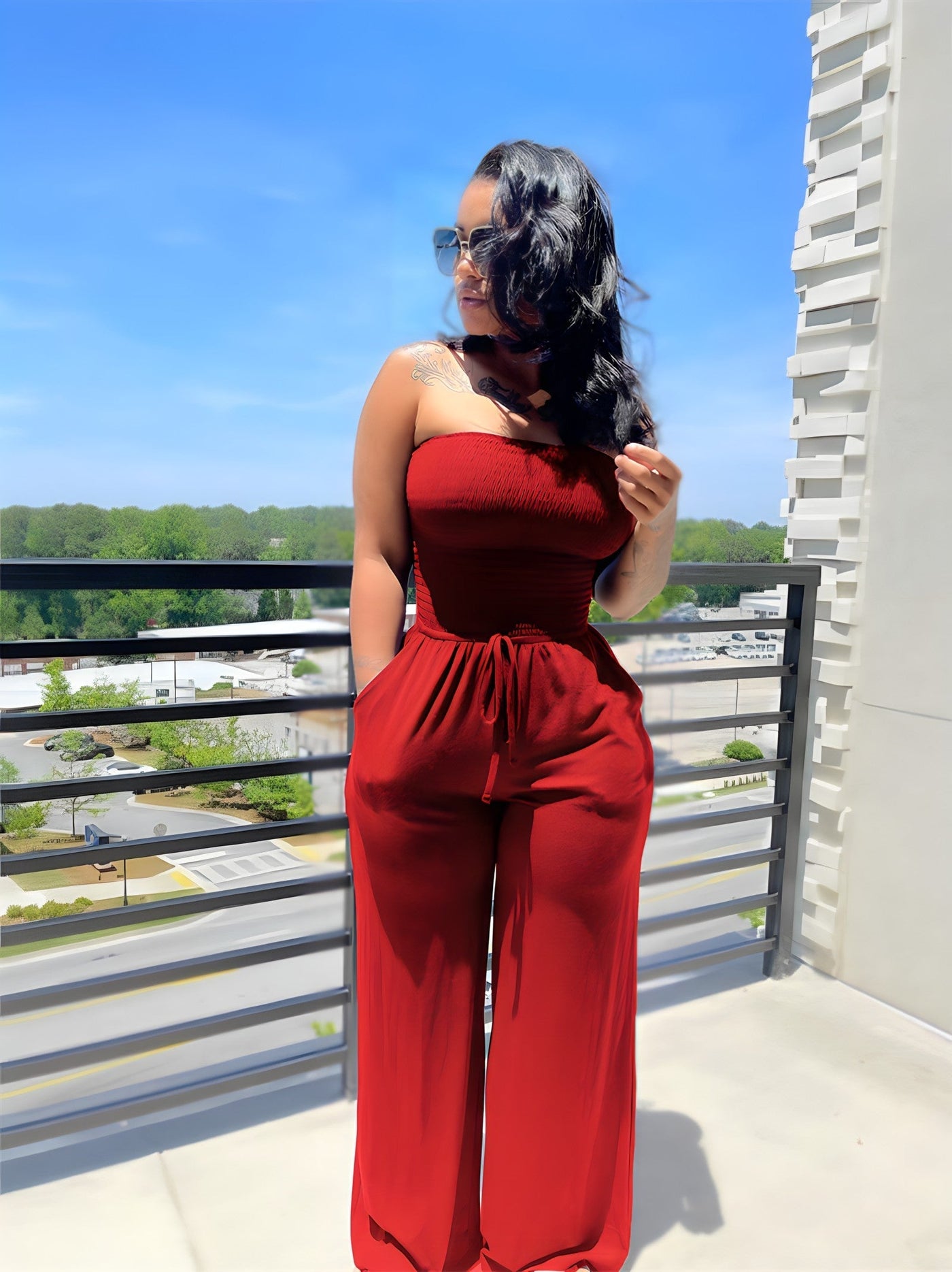 Georgia™ - Off Shoulder Comfortable Jumpsuit
