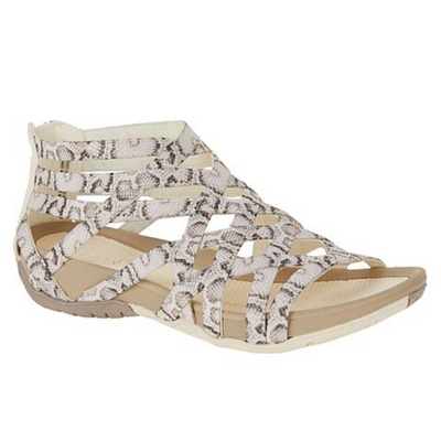 Poppy™ - Round Toe Hollow Ergonomic Roman Gladiator Sandals