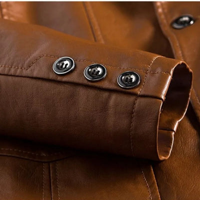 Lucas™ - Stylish Warm Leather Jacket