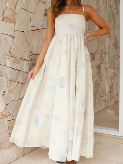 Sienna™ - Maxi Dress With Mediterranean Print