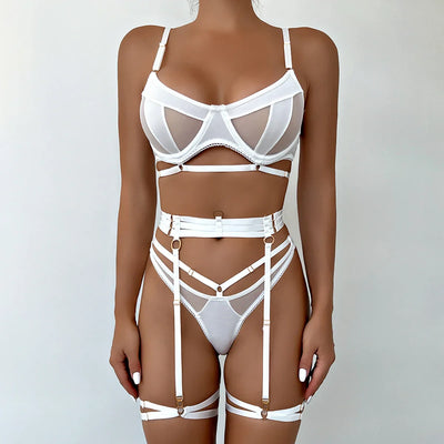 Adriana - 3 Piece French Lingerie Set