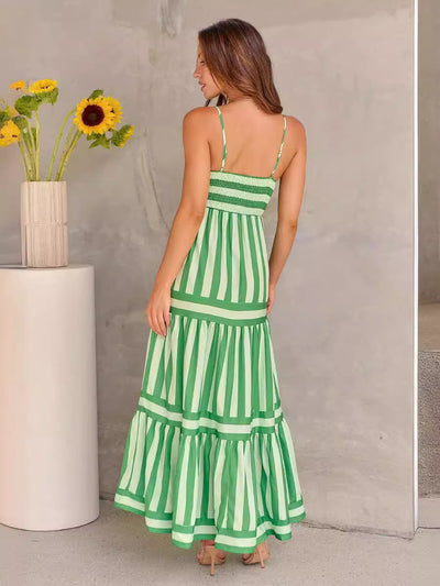 Mila™ - Stylish Striped Summer Maxi Dress