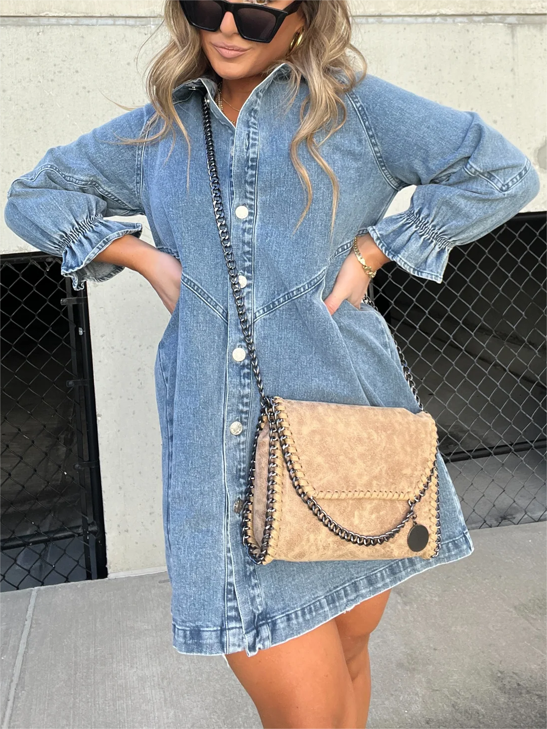 Freya™ - Casual Denim Dress