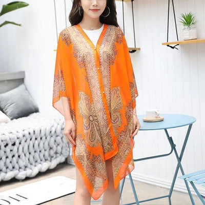 Violet™ - Versatile Sun Protection Chiffon Shawl