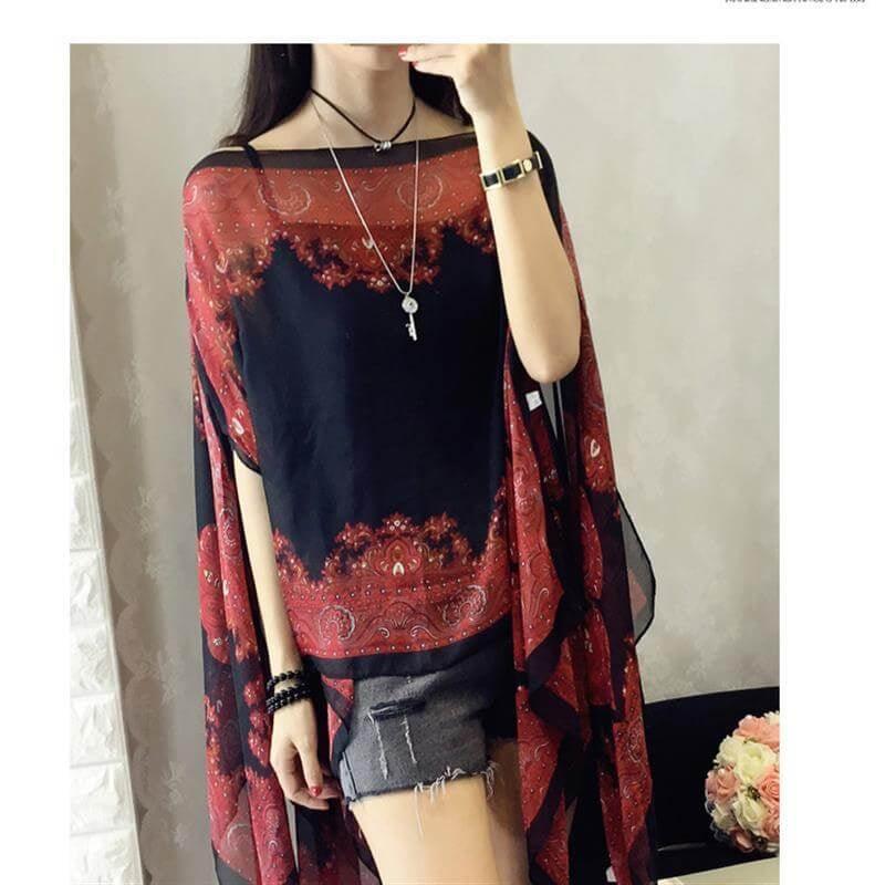Violet™ - Versatile Sun Protection Chiffon Shawl