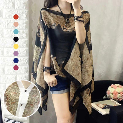 Violet™ - Versatile Sun Protection Chiffon Shawl