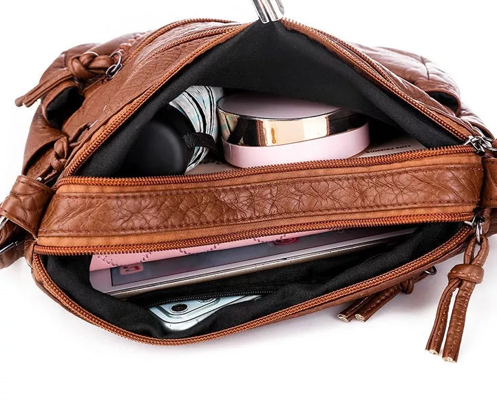 Sofia™ - Soft Leather Bag With Handmade Details