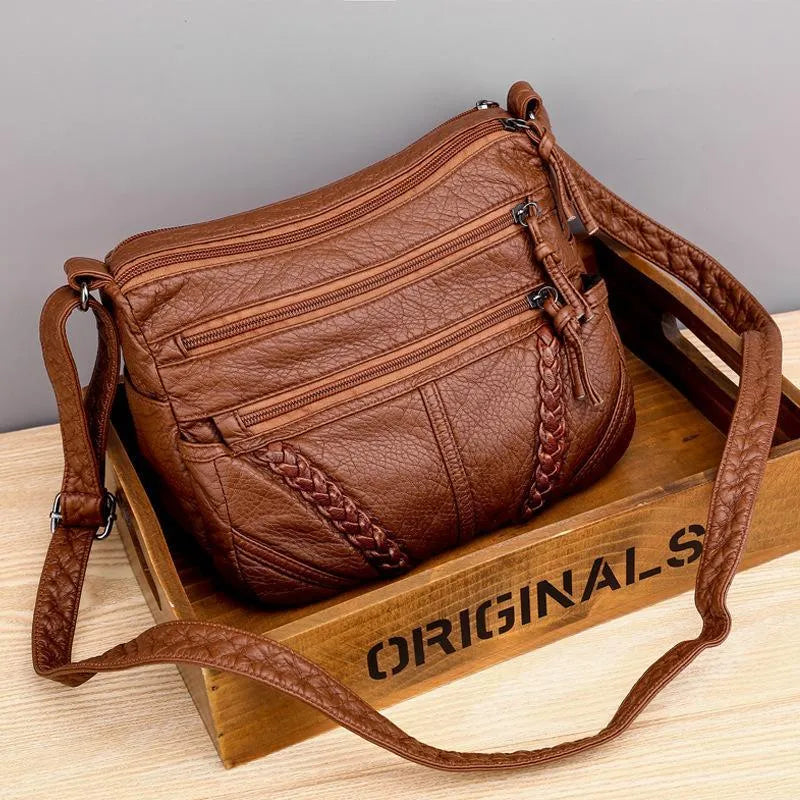Sofia™ - Soft Leather Bag With Handmade Details