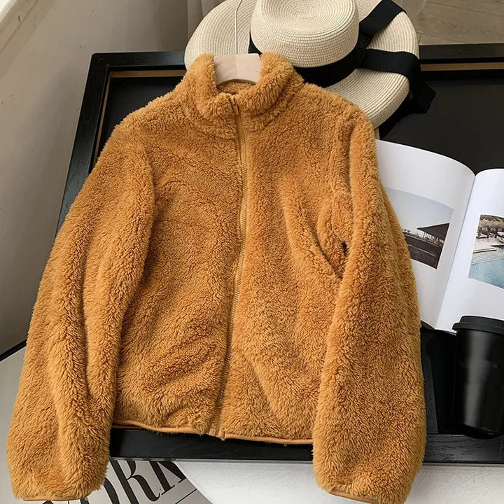Freya™ - Cozy Teddy Coat With Zipper