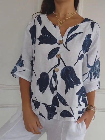Stella™ - Comfortable V-neck Shirt