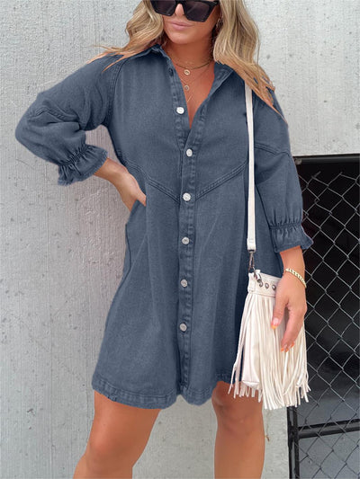 Freya™ - Casual Denim Dress