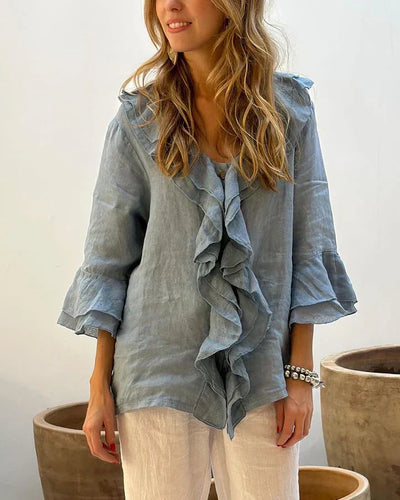 Ava™ - Casual Ruffle Blouse