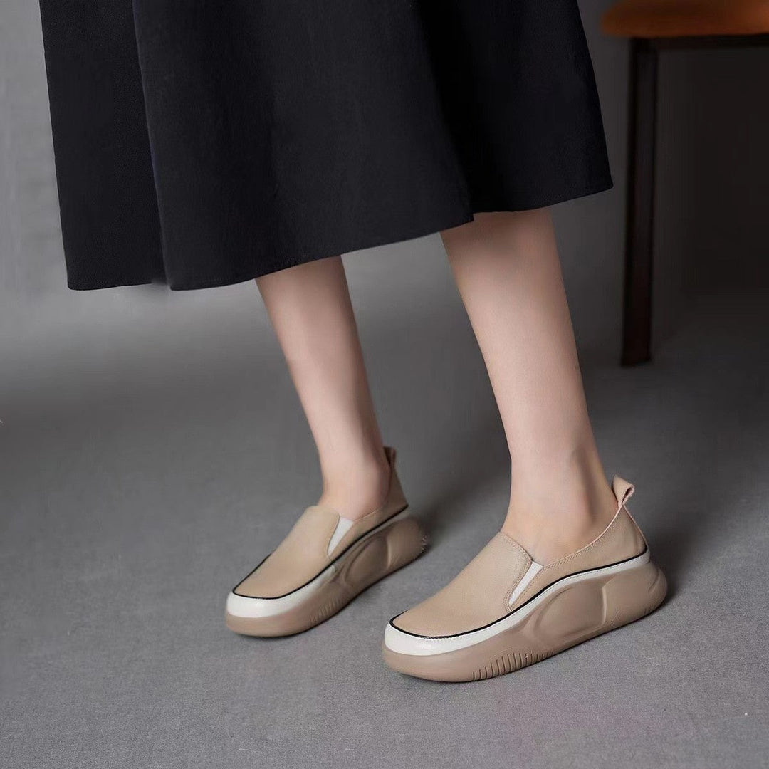 Sienna™ - Stylish Platform Loafers With Double Air Cushion