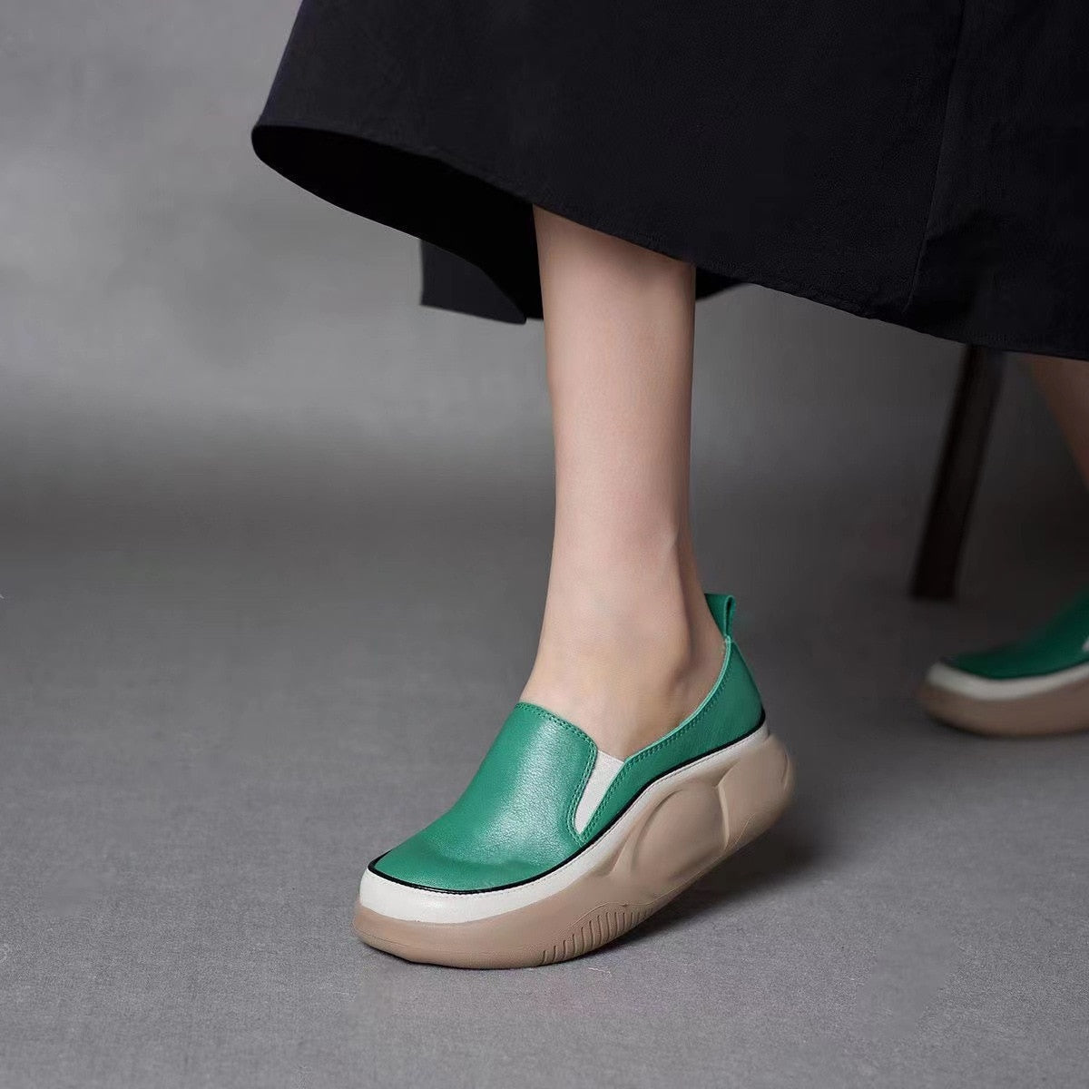 Sienna™ - Orthopedic Platform Loafers With Double Air Cushion