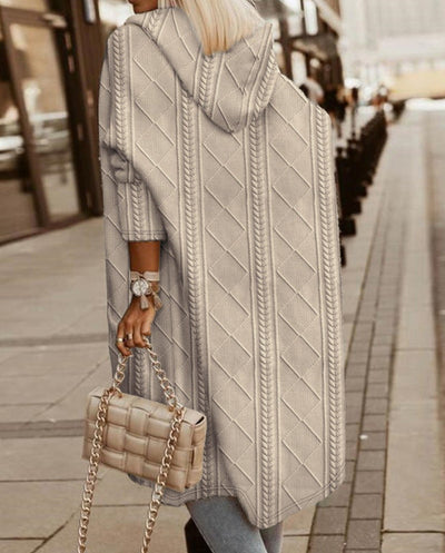 Audrey - Long Hooded Soft Cardigan