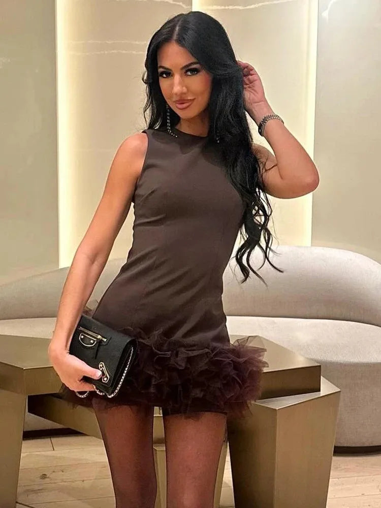 Stella™ - Chic Mesh Mini Dress