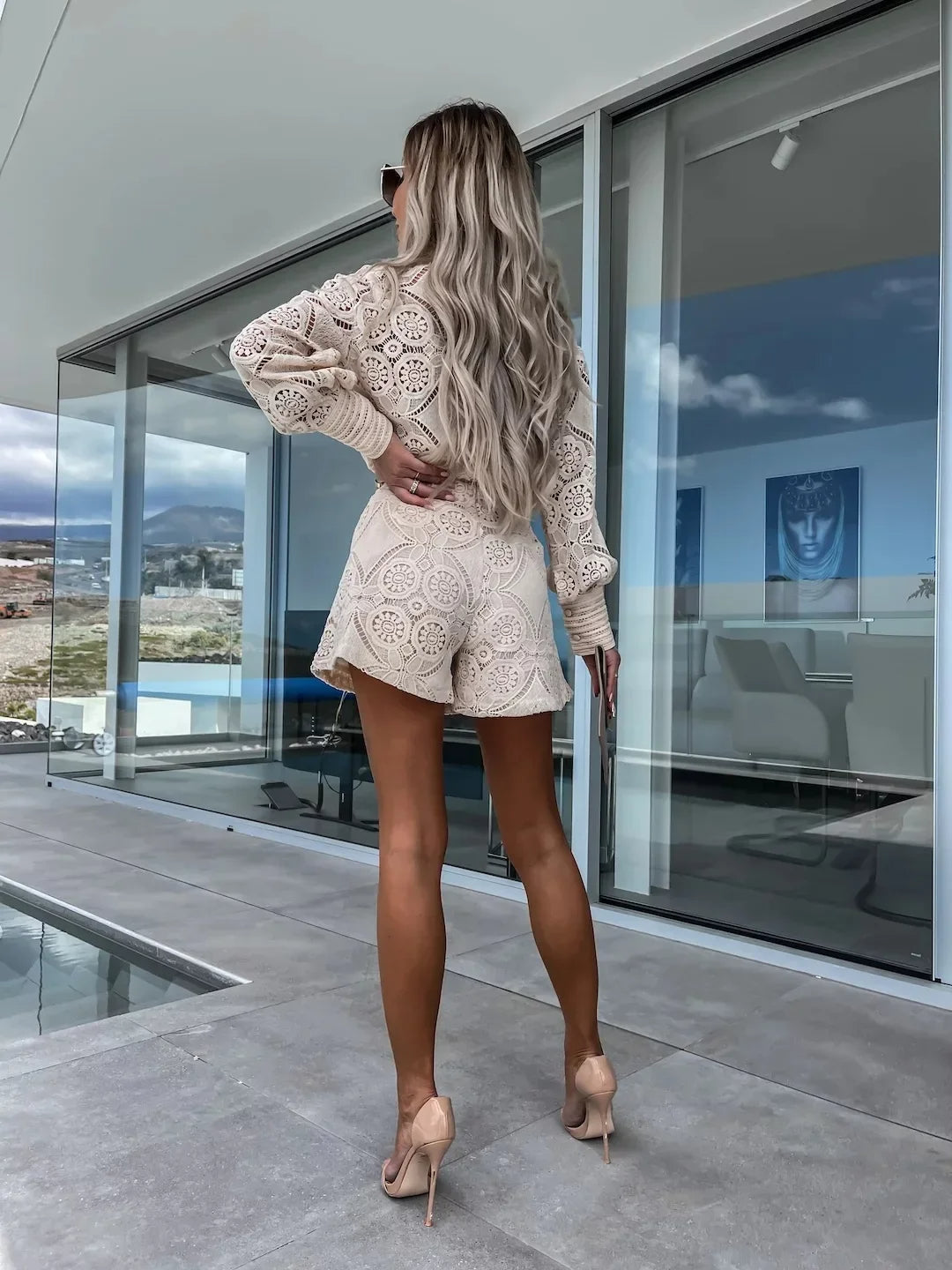 Ivy™ -  Elegant Fashionable Lace Two-Piece Set