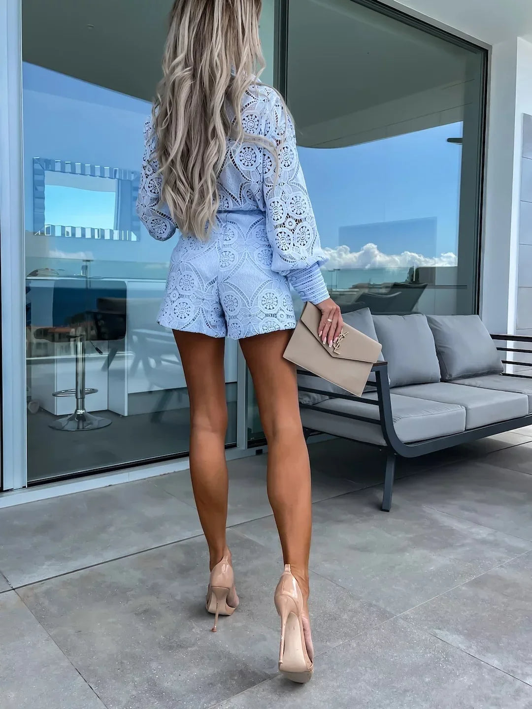 Ivy™ -  Elegant Fashionable Lace Two-Piece Set