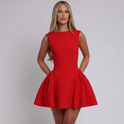 Tahlia™ - Stylish Backless High Waist A-line Sexy Mini Dress