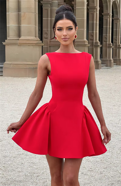 Tahlia™ - Stylish Backless High Waist A-line Sexy Mini Dress
