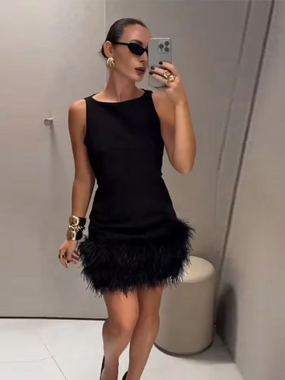 Lily™ - Stylish Sleeveless Short Dress