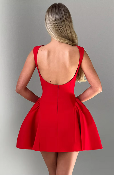 Tahlia™ - Stylish Backless High Waist A-line Sexy Mini Dress