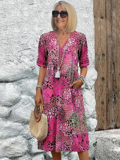 Ruby™ - Vibrant Midi Dress