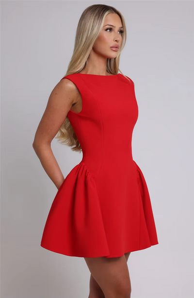 Tahlia™ - Stylish Backless High Waist A-line Sexy Mini Dress
